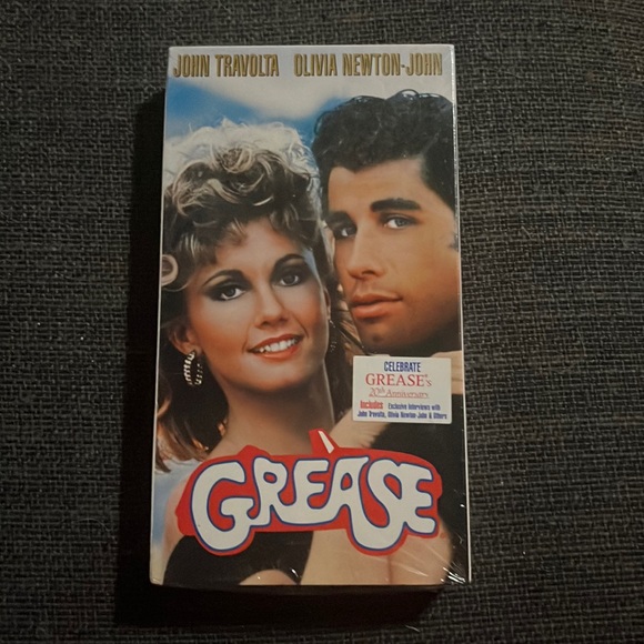 NEW Grease VHS 1998 20th Anniversary Edition Ultra Rare Screener Demo NOS SEALED - Picture 1 of 10